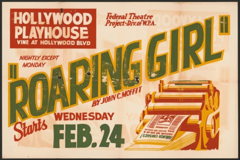 Roaring Girl, Los Angeles, [193-]. Creator: Unknown.