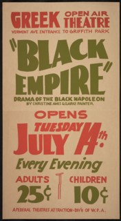 Black Empire, Los Angeles, [193-]. Creator: Unknown.