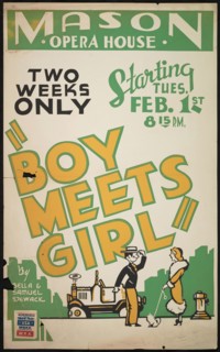 Boy Meets Girl, Los Angeles, 1938. Creator: Unknown.