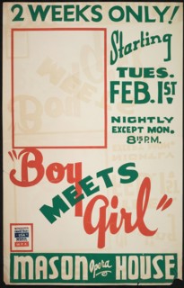 Boy Meets Girl, Los Angeles, 1938. Creator: Unknown.
