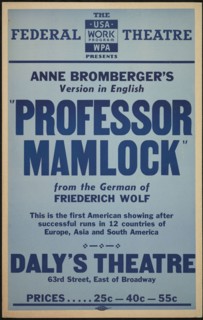 Professor Mamlock, New York, 1937. Creator: Unknown.