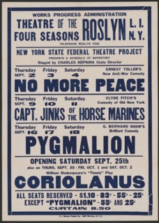 No More Peace 1, Roslyn, NY, 1937. Creator: Unknown.