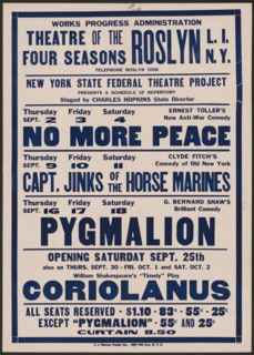 No More Peace 2, Roslyn, NY, 1937. Creator: Unknown.