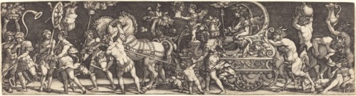 The Triumph of Bacchus, 1528. Creator: Master I. B..