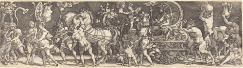 The Triumph of Bacchus, 1528. Creator: Master I. B..