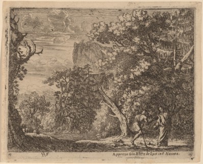 Temptation of Christ. Creator: Herman van Swanevelt.