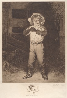 His First Pipe, 1886. Creator: Thomas Waterman Wood.
