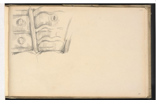 Chair and Dresser, 1880/1883. Creator: Paul Cezanne.