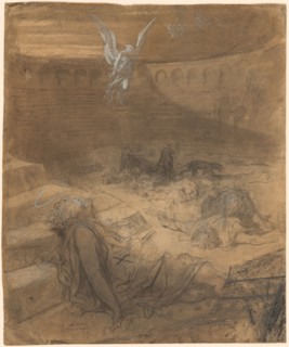 Christian Martyrs, 1869/1871. Creator: Gustave Doré.