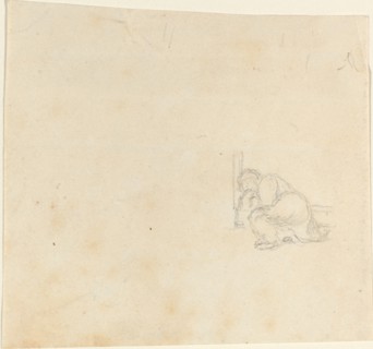 Figure Sleeping in a Doorway. Creator: John Flaxman.