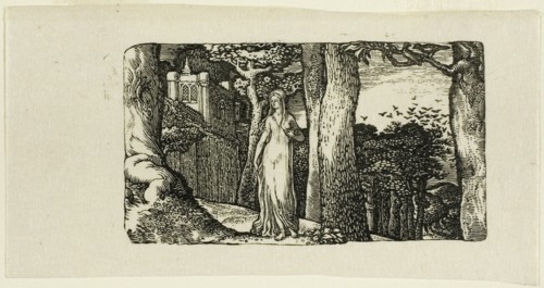 The Lady and the Rooks, n.d. Creator: Edward Calvert.