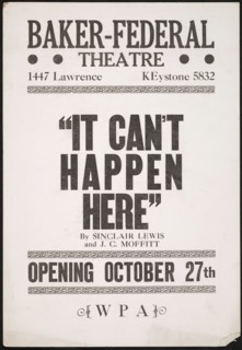 It Can't Happen Here, Denver, 1936. Creator: Unknown.