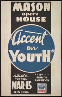 Accent on Youth, Los Angeles, 1938. Creator: Unknown.