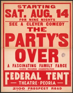 The Party's Over, Peoria, IL, 1937. Creator: Unknown.