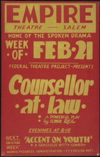 Counsellor at Law, Salem, MA, 1938. Creator: Unknown.