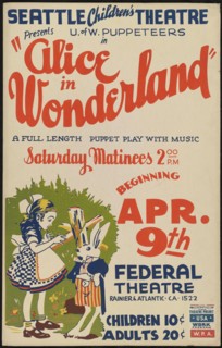 Alice in Wonderland, Seattle, 1938. Creator: Unknown.