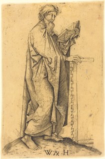 The Apostle Simon, c. 1480/1490. Creator: Wolf Huber.