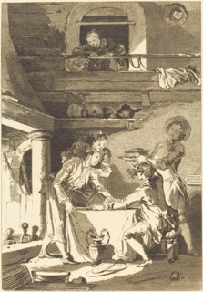 Le pate d'anguilles. Creator: Charles Emmanuel Patas.