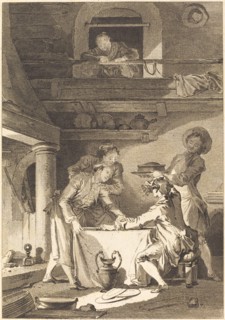 Le pate d'anguilles. Creator: Charles Emmanuel Patas.