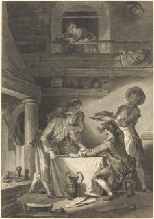 Le pate d'anguilles. Creator: Charles Emmanuel Patas.