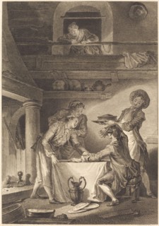 Le pate d'anguilles. Creator: Charles Emmanuel Patas.