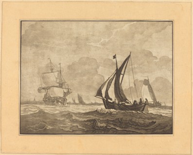 Seascape, published 1782. Creator: Regina Schönecker.