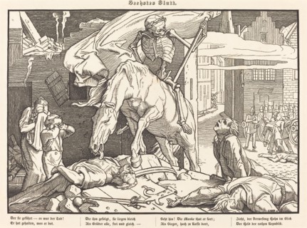 Auch ein Todtentanz VI, 1849. Creator: Alfred Rethel.