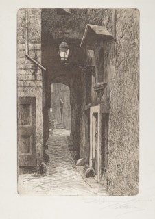 Via de' Cavalieri, 1886. Creator: Telemaco Signorini.