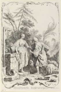Rebecca at the Well, c. 1745. Creator: Joseph Wagner.
