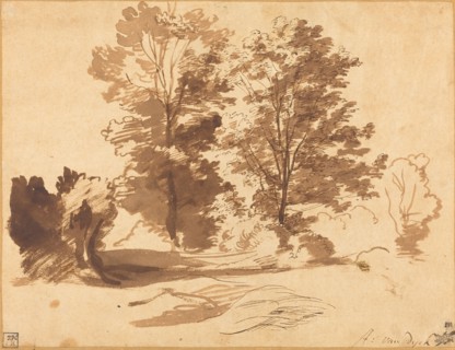 The Edge of a Wood, 1630s. Creator: Anthony van Dyck.