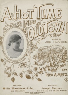 'A hot time in the old town', 1896. Creator: Unknown.