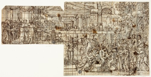 Mythological Scene: Triumph of Alexander (recto), n.d.