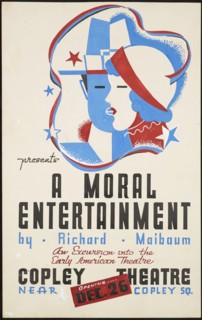 A Moral Entertainment, Boston, 1938. Creator: Unknown.