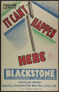 It Can't Happen Here, Chicago, 1936. Creator: Unknown.
