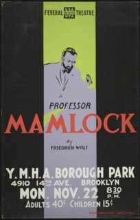 Pofessor Mamlock, New York, [1930s]. Creator: Unknown.