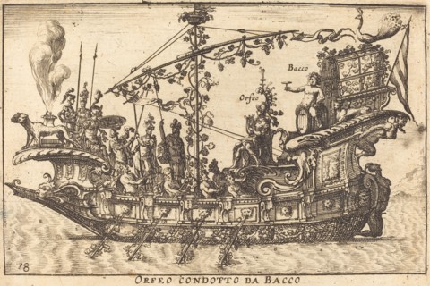Orfeo condotto da Bacco. Creator: Balthasar Moncornet.