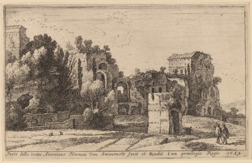 The Baths of Caracalla. Creator: Herman van Swanevelt.