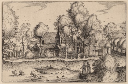 A Pond, published 1612. Creator: Claes Jansz Visscher.