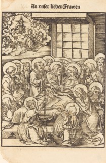 Death of the Virgin. Creator: Hans Wechtlin the Elder.