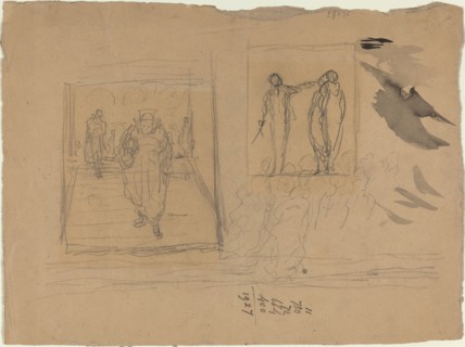 Scene in a Palace of Justice. Creator: Honore Daumier.