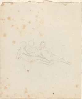 Three Reclining Female Figures. Creator: John Flaxman.