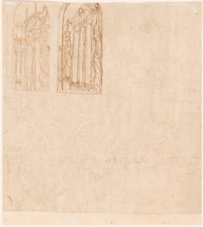 Two Architectural Studies. Creator: Lattanzio Gambara.