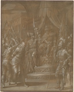 Christ before Herod, c. 1591. Creator: Jacopo Ligozzi.