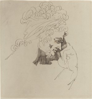 Head of a Man, c. 1779. Creator: Master of the Giants.