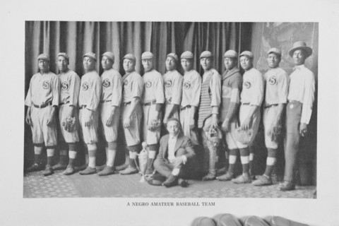 A negro amateur baseball team, 1922. Creator: Unknown.