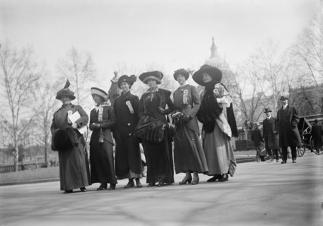 Woman Suffrage - Groups, 1913. Creator: Harris & Ewing.