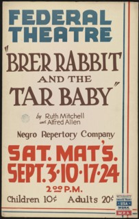 Brer Rabbit and the Tar Baby, [193-]. Creator: Unknown.