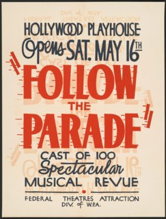 Follow the Parade, Los Angeles, 1936. Creator: Unknown.