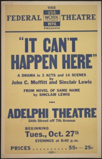 It Can't Happen Here, New York, 1936. Creator: Unknown.