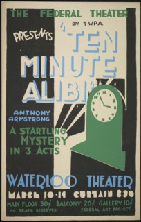 Ten Minute Alibi, Waterloo, IA, 1937. Creator: Unknown.